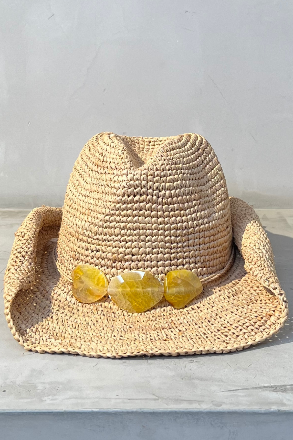 Florabella Billie Cowboy Hat Yellow