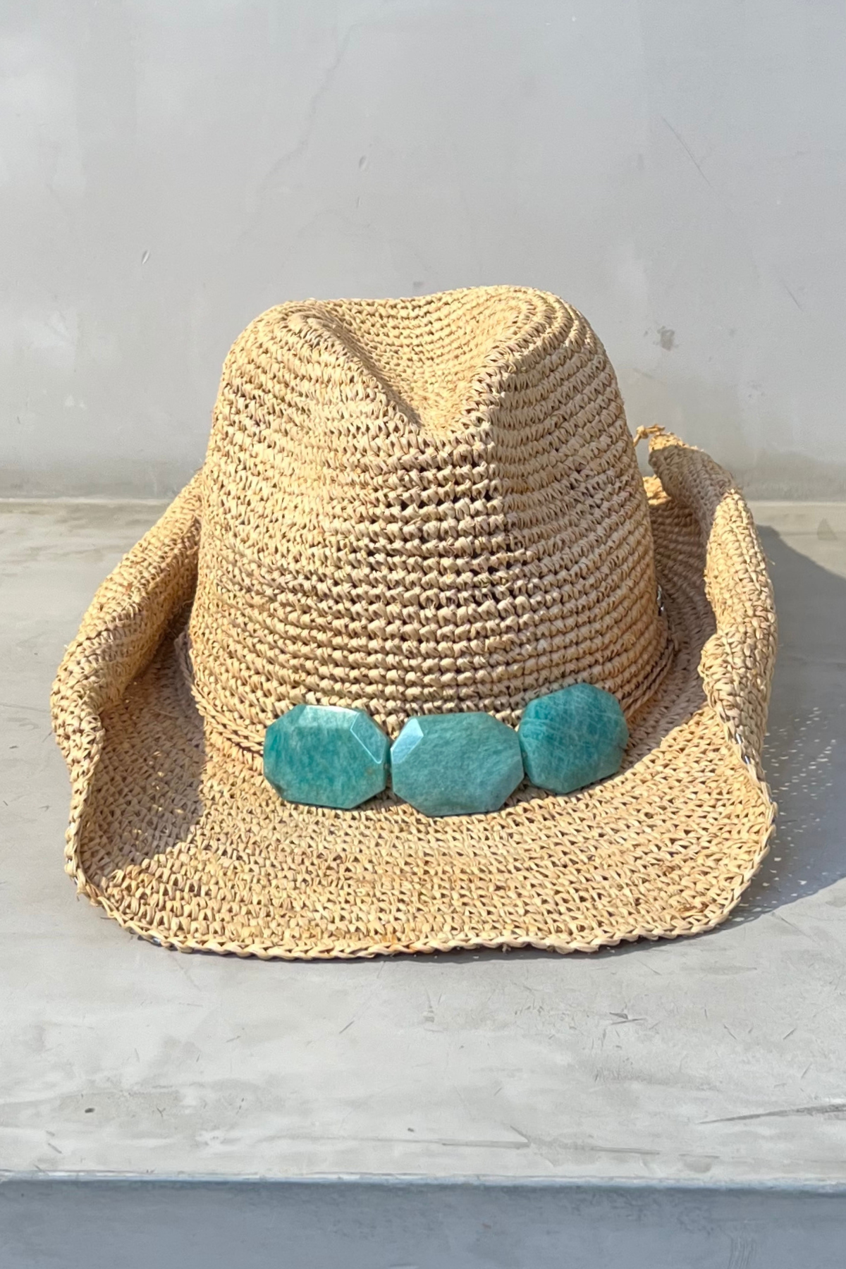 Florabella Billie Cowboy Hat  Seagreen