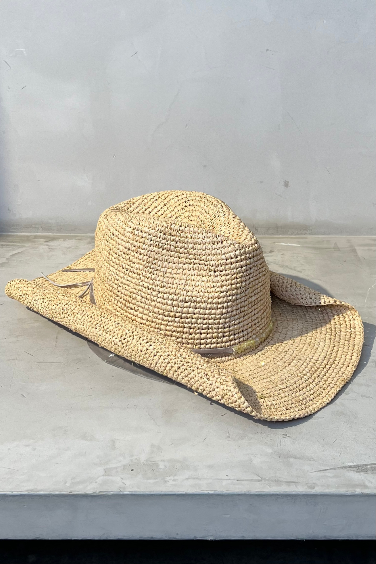 Florabella Kelli Cowboy Hat Natural Gold