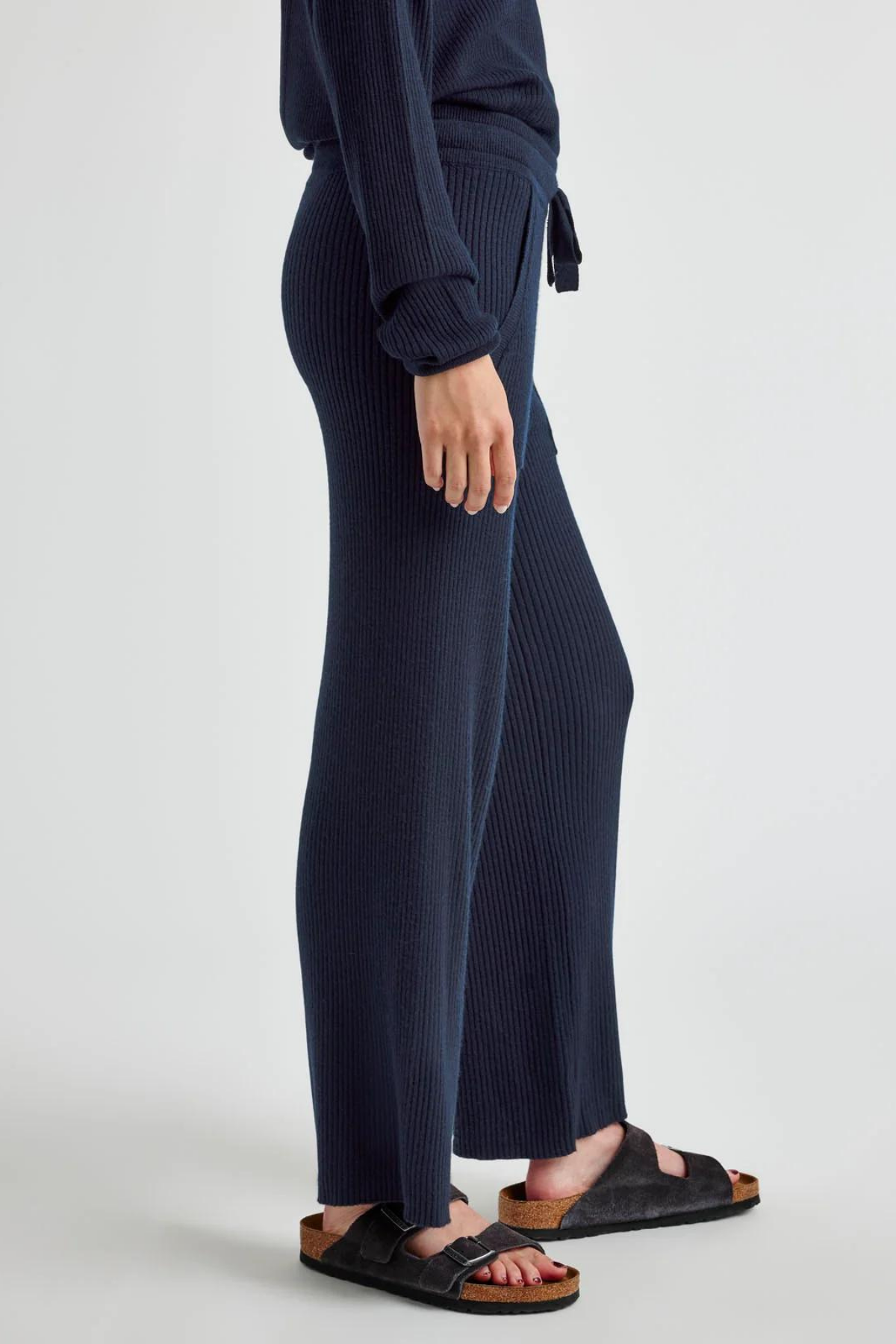 Splendid Georgie Cashblend Rib Pant Navy