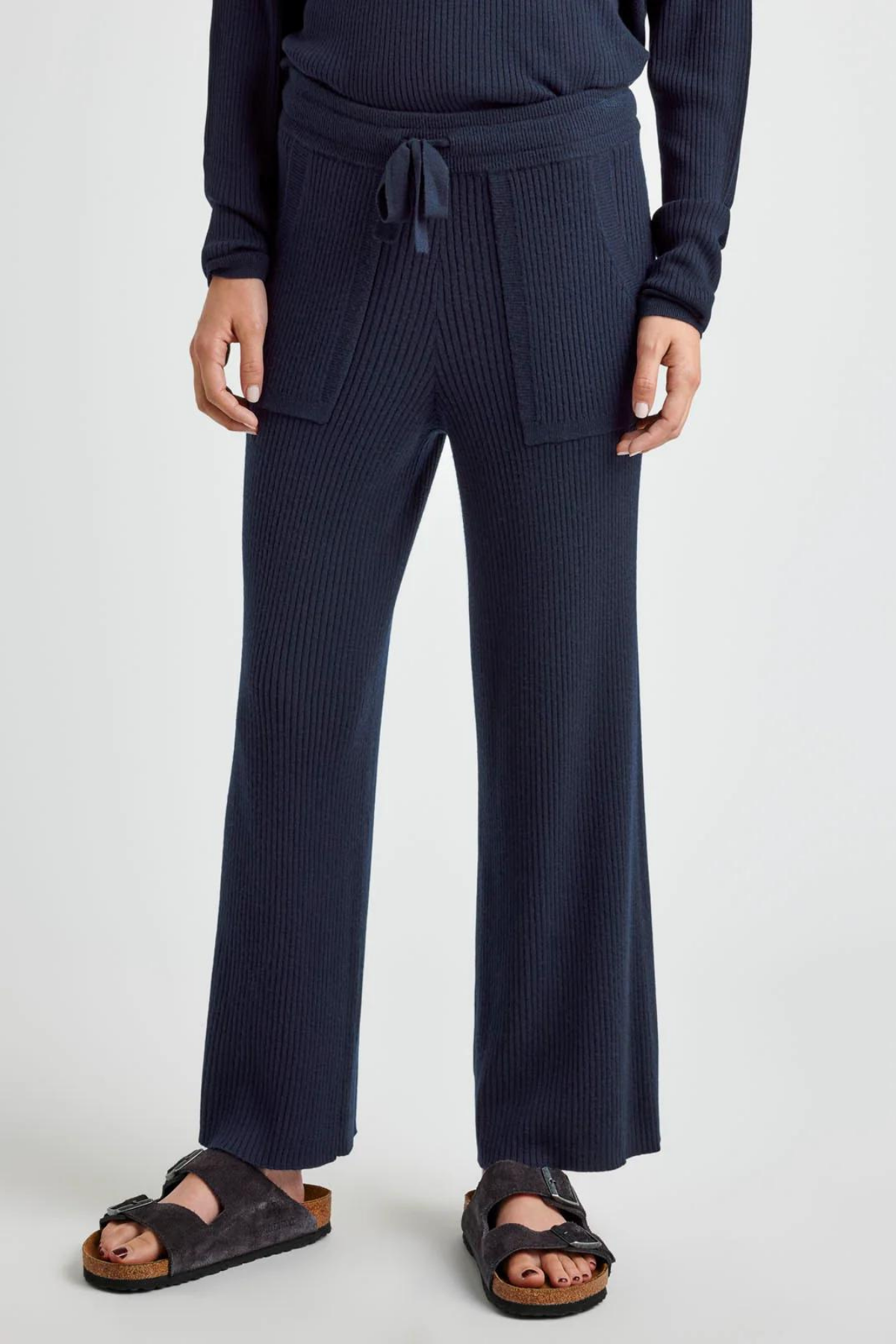 Splendid Georgie Cashblend Rib Pant Navy