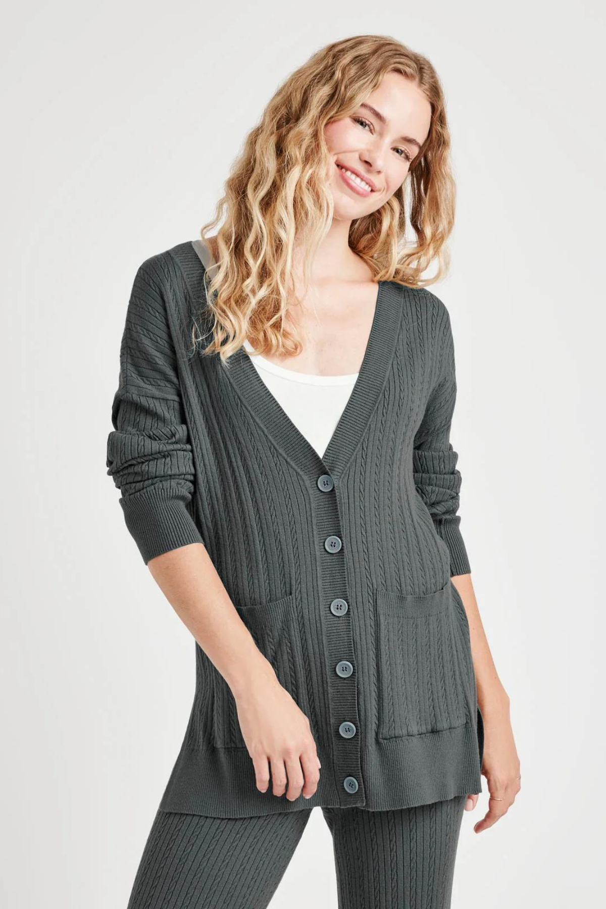 Splendid Veronica Cable Cardigan 