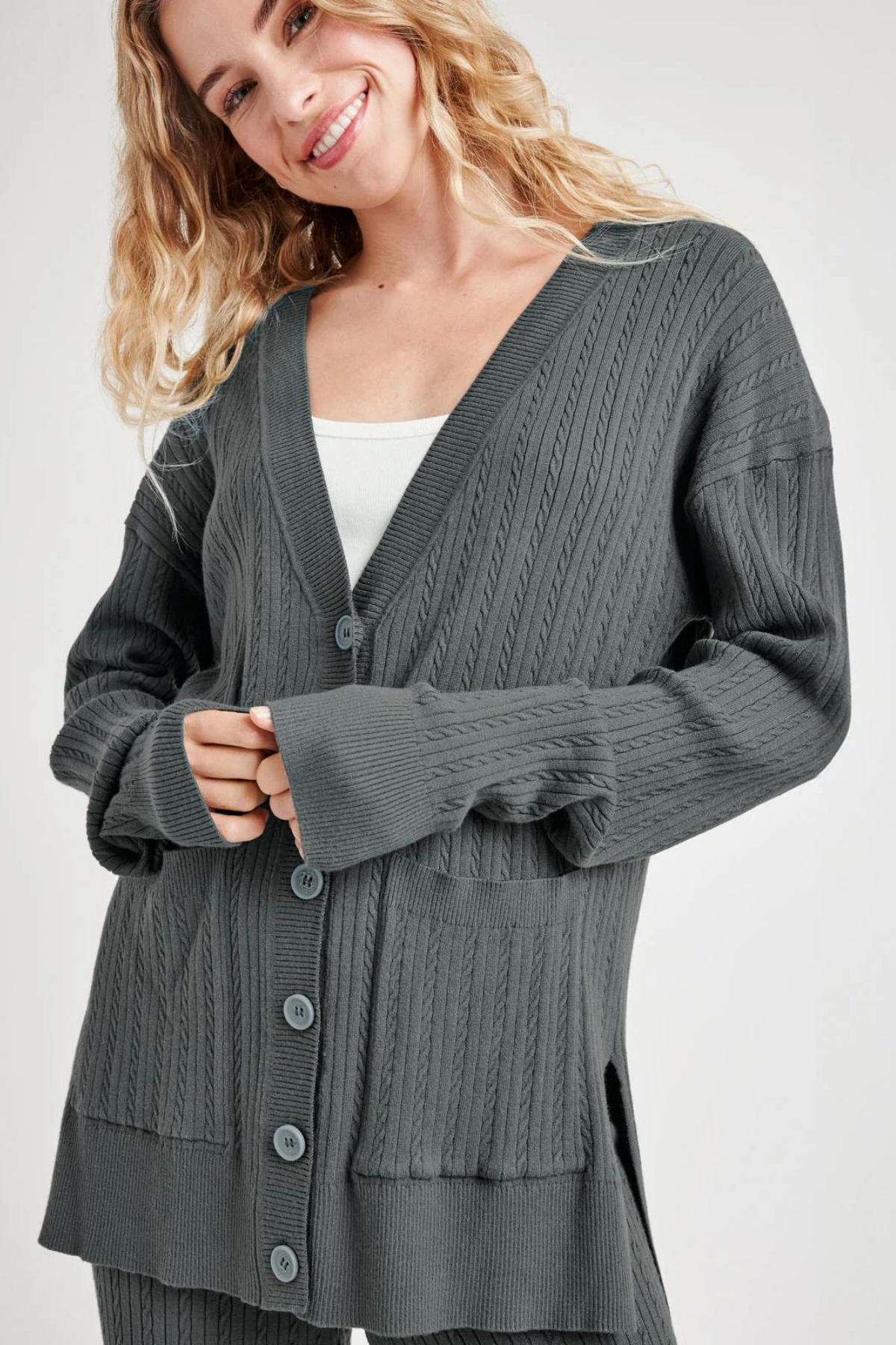 Splendid Veronica Cable Cardigan 