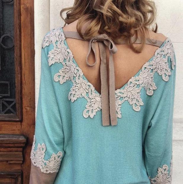 Raffaela D'Angelo Lace Sweater