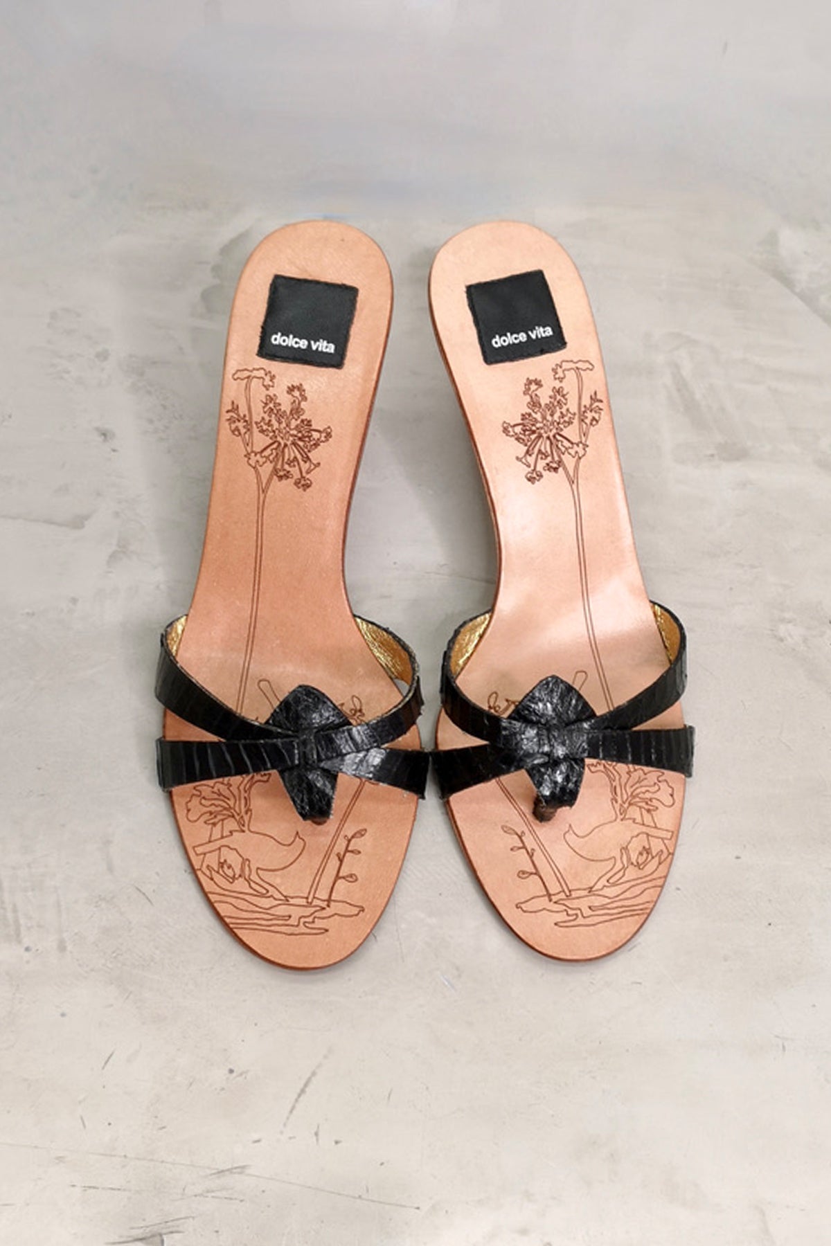 Dolce vita mules sales black