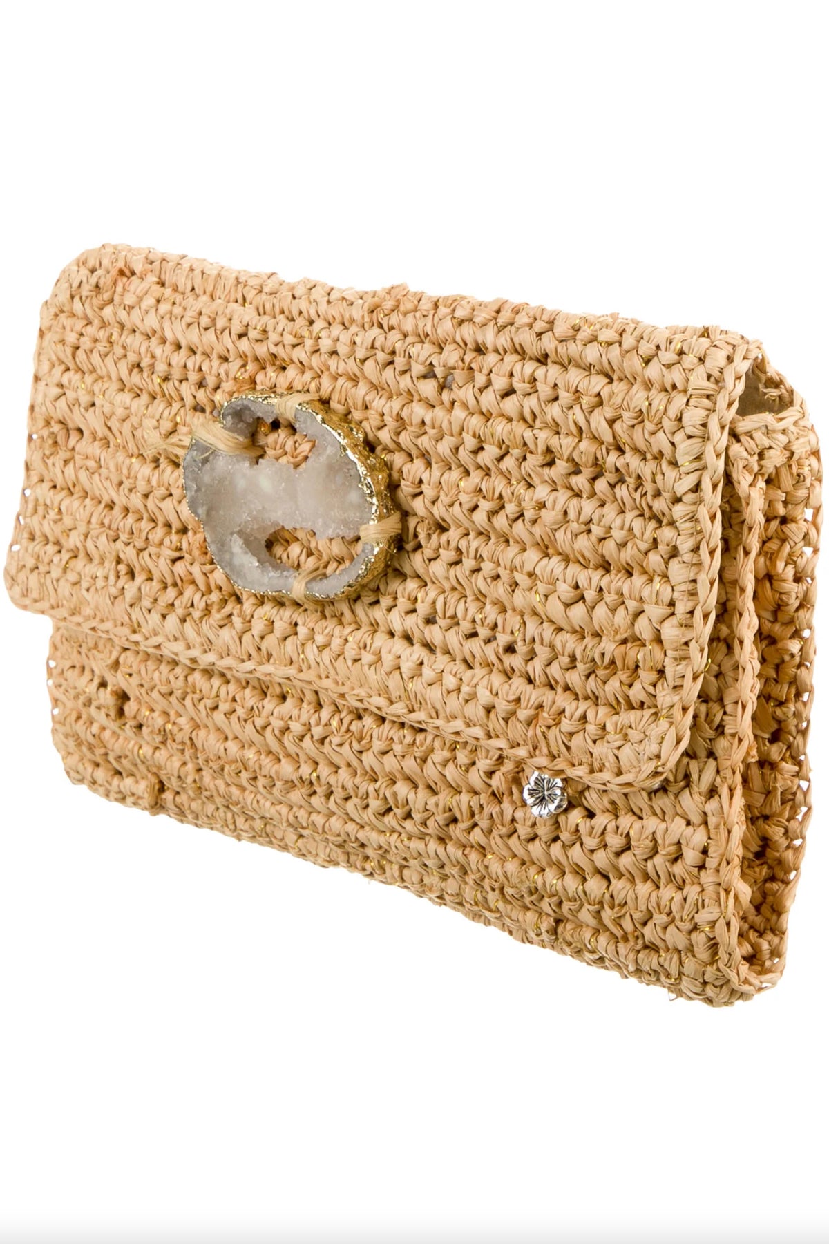 Florabella Esplendor Clutch - Grey Stone