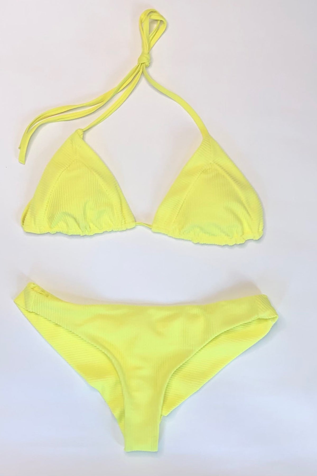 Frankies Sky Ribbed Bikini Lemonade