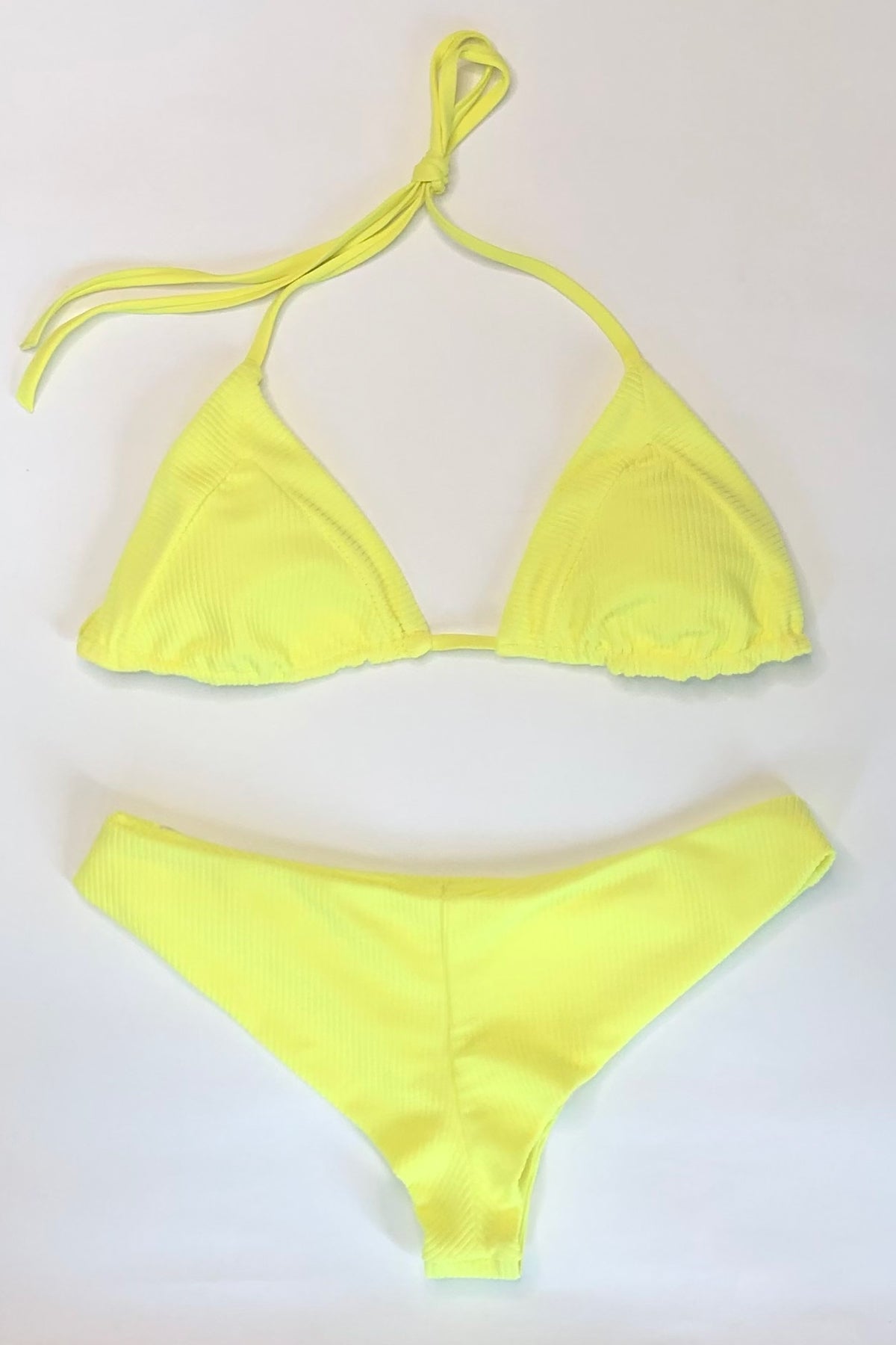 Frankies Sky Ribbed Bikini Lemonade