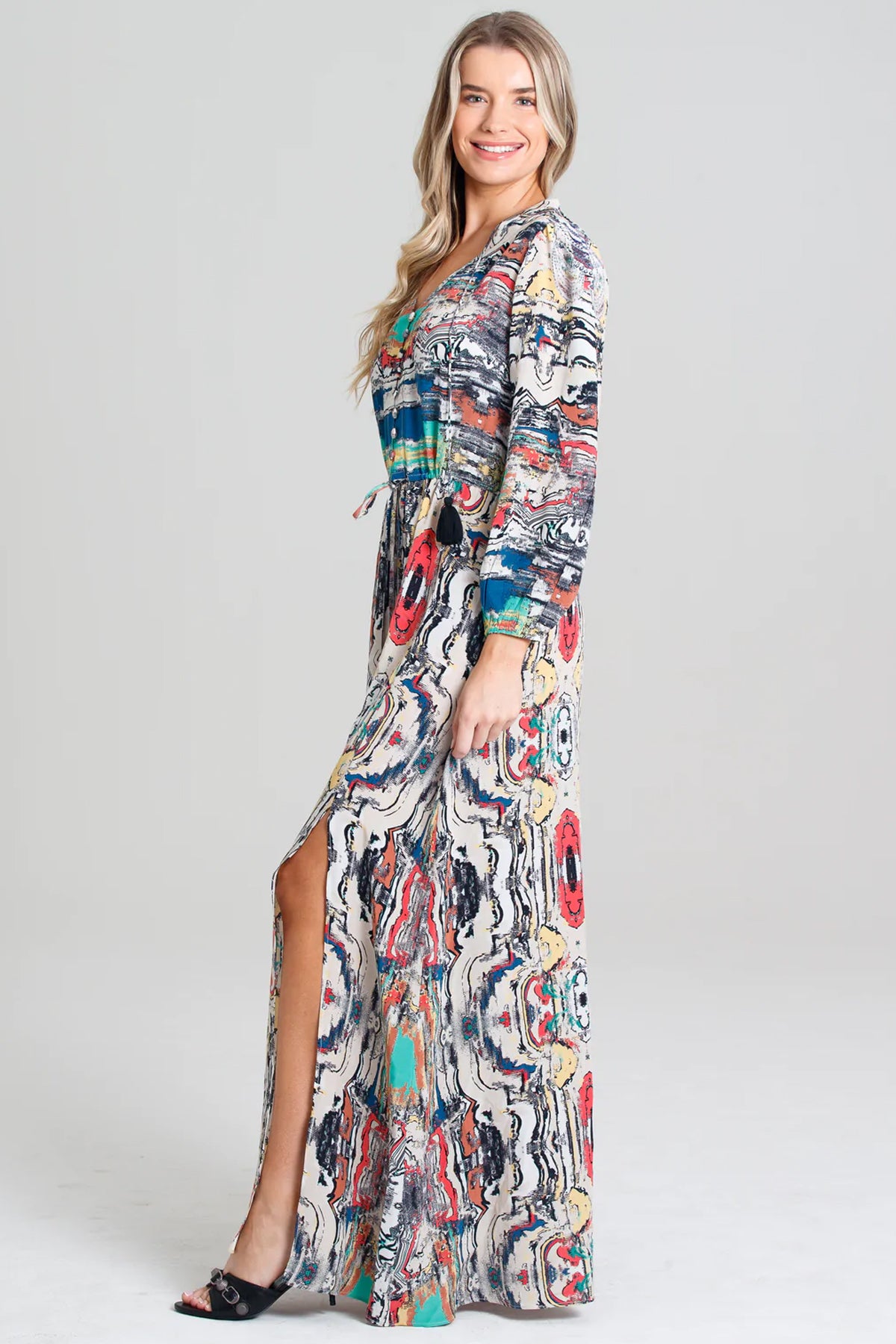 Moda Baronessa Palm Beach Maxi Dress Posada